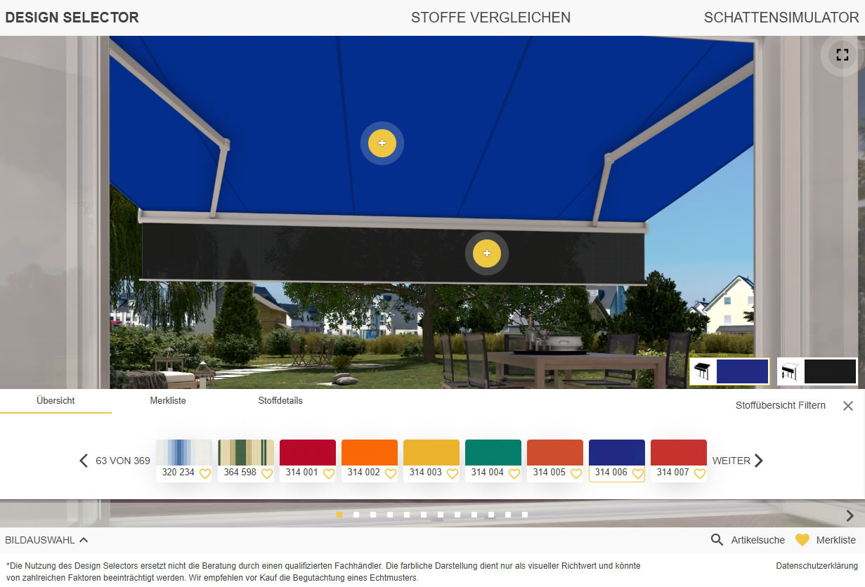 Stoffkollektion „Design Selector“